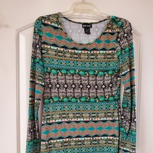 Tribal print dress